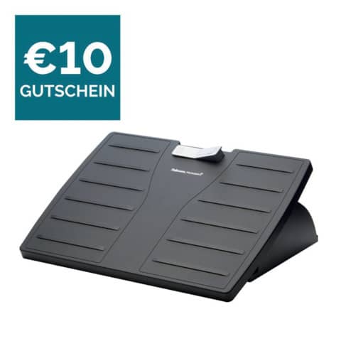 Poggiapiedi FELLOWES regolabile Office Suites nero/argento 8035001